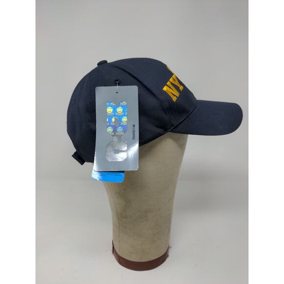 New York Police NYPD 9/11 Memorial Strapback Hat Black Embroidered Logo NWT - Picture 6 of 10